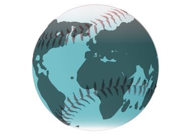 Baseball And Globe