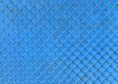 blue fence net