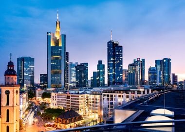 Frankfurt City Skyline