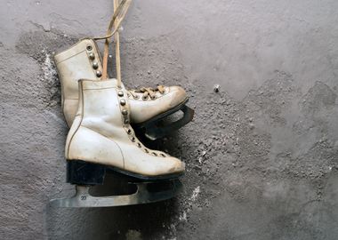 vintage ice skates