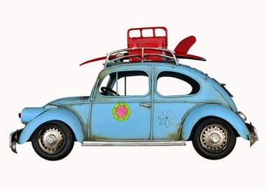 vintage bug car toy