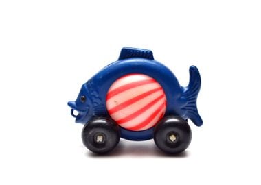 blue fish toy