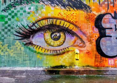 eye graffiti