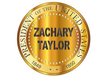 Zachary Taylor Gold Stamp