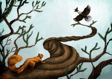 Ratatosk and the Eagle