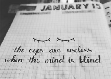 mind is blind