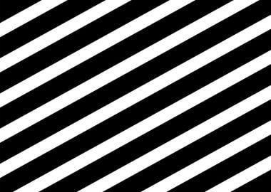 Black White Slanted Lines