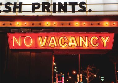 no vacancy