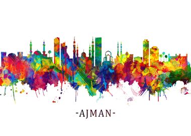 Ajman UAE Skyline