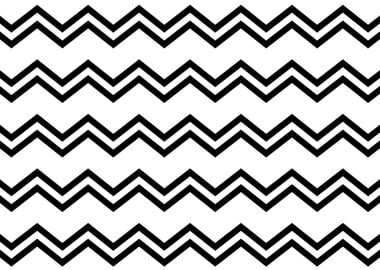 Zigzag Black White