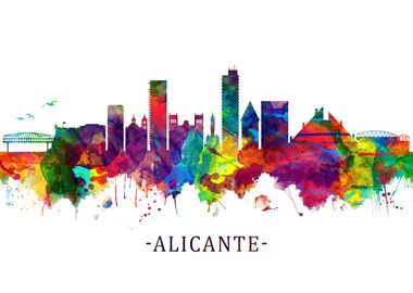 Alicante Spain Skyline