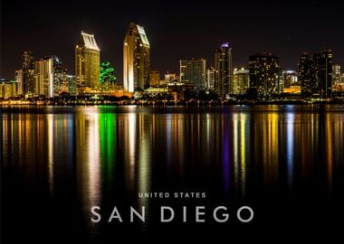 San Diego night view