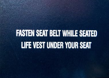 fasten seat