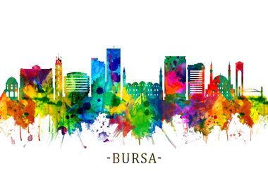 Bursa Turkey Skyline