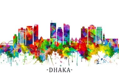 Dhaka Bangladesh Skyline