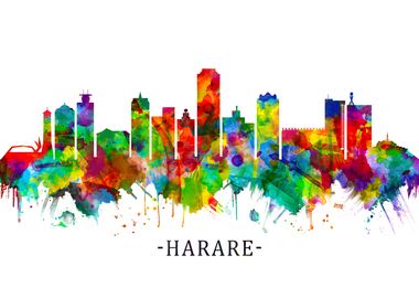 Harare Zimbabwe Skyline