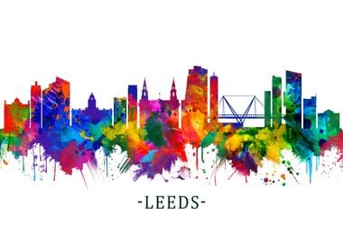 Leeds England Skyline