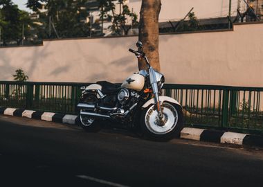 bike sport parked