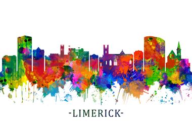 Limerick Ireland Skyline