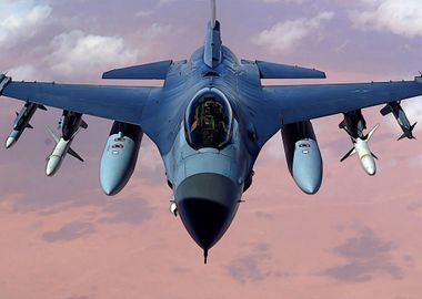 F16 American jet fighter