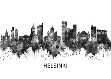 Helsinki Finland Skyline