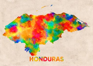 honduras map