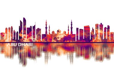 Abu Dhabi UAE Skyline