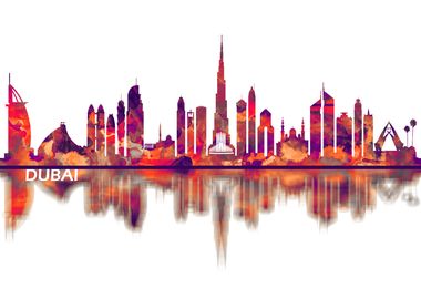 Dubai UAE Skyline