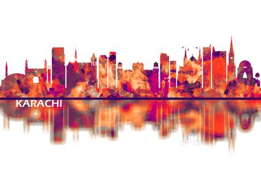 Karachi Pakistan Skyline