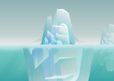 Iceberg glacier arctic ice