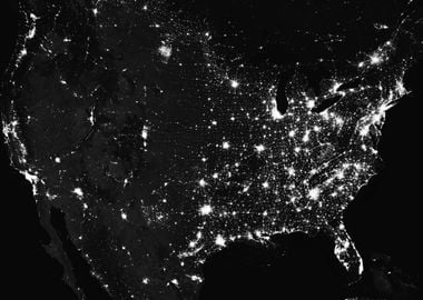 usa from space