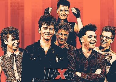 INXS Artwork Painting