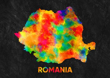 romania map