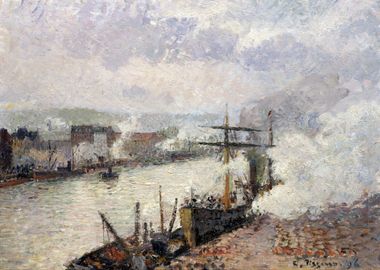 Steamboats in Rouen