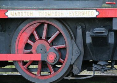 red engine locomotive