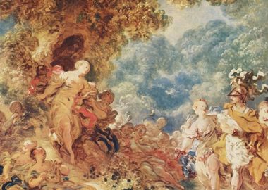 Fragonard in the garden