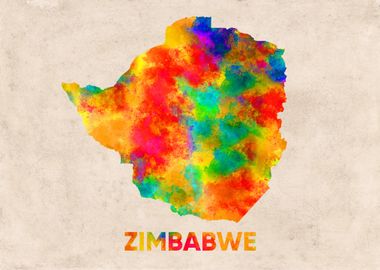 zimbabwe map