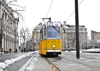 cable yellow train