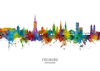 Freiburg Skyline