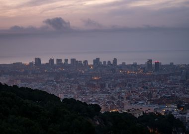 Barcelona at Sunrise