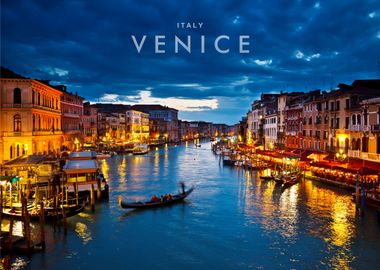 Venice city night