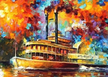 Boat Leonid Afremov