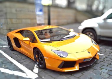 yellow car sport