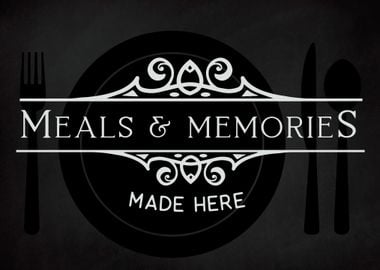 Meals and Memories Plate