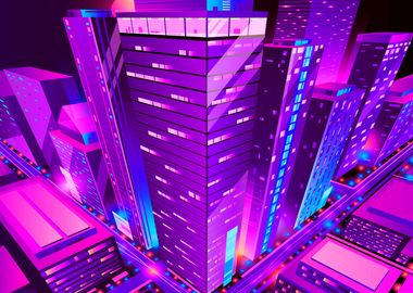 Synthwave Neon City