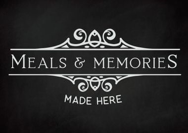 Meals and Memories Chalk