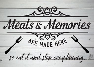 Meals and Memories Rustic