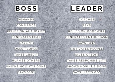 Concrete Boss vs Leader