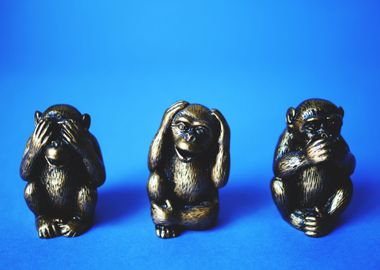 three figurines