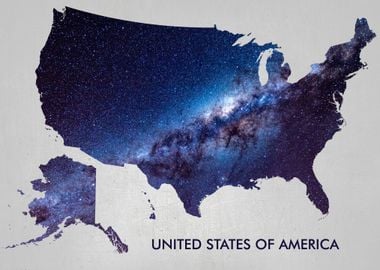 UNITED STATES Starry Map